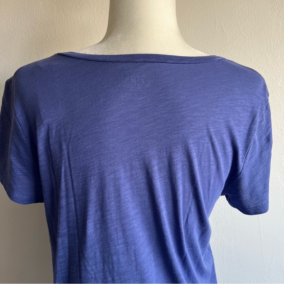 NWT LOFT Soft Blue Scoop Neck T Shirt - Picture 6 of 10
